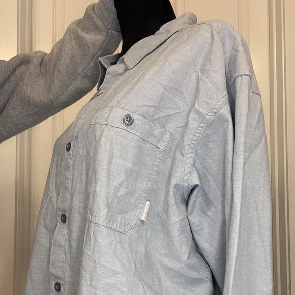 Columbia Big South Fork Gray Button Up Shirt NWT Men's XL - Picture 4 of 7
